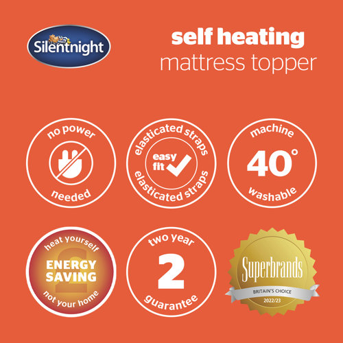 Silentnight Self Heating Mattress Topper Wayfair.co.uk